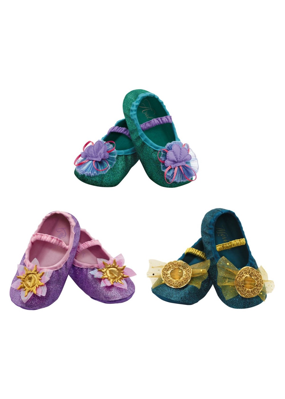 Disney Princess Merida Ariel Rapunzel Slippers Kit